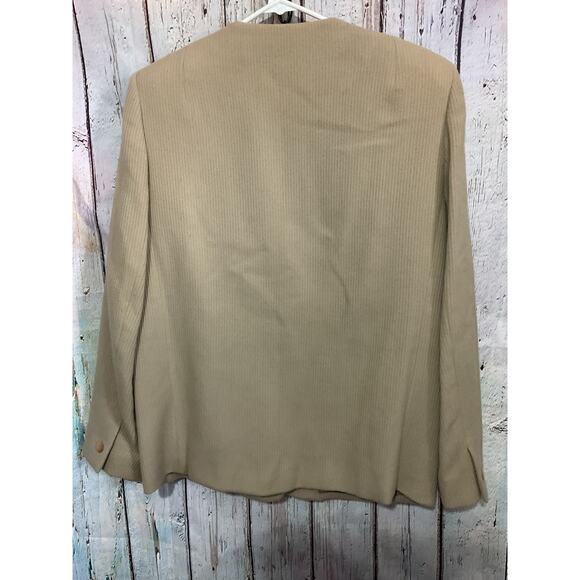 Vintage Anne Klein 11 Wool Cashmere Blazer Size 6 Union Made - Picture 9 of 9